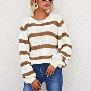 Stripped Knit Sweater